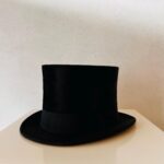 Antique Silk Top Hat – Black Ladies Formalwear, Edwardian Millinery