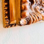 Baroque Style Beveled Wall Mirror – Ornate Wood Frame, Vintage French Accent - Image 8