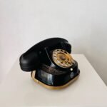 Vintage Retro Telephone, Black Telephone, Dutch Retro PTT, Rotary Telephone , Desk Telephone, Black Bakelite - Image 9