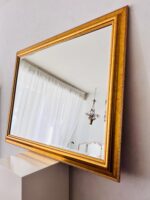Vintage Wall Golden Mirror with beveled edges, wall hanging, interior design - Image 3