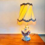 Porcelain Lace Table Lamp – German Vintage Lighting with Rococo Flair