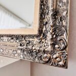 Vintage Big Mirror, Baroque mirror with beveled edges, wall hanging, interior design - Image 7