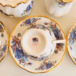 Royal Albert Moonlight Rose Tea Cups & Saucers - Avon Shape, Set of 6 - Image 8