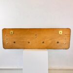 Brass Wall Coat Rack – Mid Century Hollywood Regency, Hook Entryway Hanger - Image 8