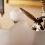 Italian Tole Chandelier – Hollywood Regency Wheat Sheaf Ceiling Light - Image 7