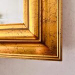 Vintage Wall Golden Mirror with beveled edges, wall hanging, interior design - Image 8