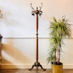 Mid-Century Wooden Coat Rack – Solid Wood Hall Tree, Entryway Stand - Image 8