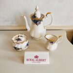 Royal Albert Moonlight Rose Tea Cups & Saucers - Avon Shape, Set of 6 - Image 2