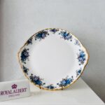 Original Royal Albert Moonlight Rose Plate, English Bone China Porcelain, LTD 1987 - Image 2