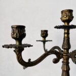 Ornate Metal Candlesticks with Minor Flaw, Pair of Candleholders, Baroque Style, Pair Candle-holders - Image 6