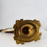 Elegant French Brass Swivel Mirror, Vanity Table Adjustable Free-Standing Mirror - Image 7