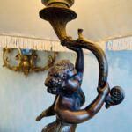 One of a kind French Lamp, Cherub Lamp , Rococo Style, Vanity Lamp, Home Decor, Interior Design - Image 5