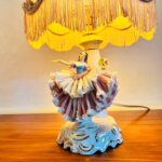 Porcelain Lace Table Lamp – German Vintage Lighting with Rococo Flair - Image 2
