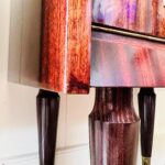 Pair of 1980s Wood Nightstands – Matching Side Tables, Classic Bedroom Storage - Image 7