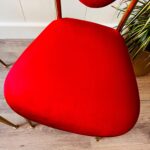 Pair of Brass Accent Chairs – Mid-Century Glam Hollywood Regency Seating - Image 7