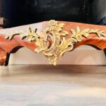 French Louis XV Marble Top Cabinet – Ornate Antique Storage Furniture - Image 7