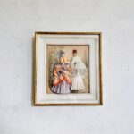 Victorian Shadow Box – 3D Décor with La Mode Illustree Print and Fabric Detail