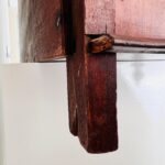 Antique Dutch Wall Cabinet with Mirror | Vintage Hanging Display Case | Rococo - Image 8