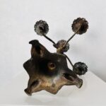 Ornate Metal Candlesticks with Minor Flaw, Pair of Candleholders, Baroque Style, Pair Candle-holders - Image 8