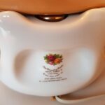 Porcelain Rotary Phone – Royal Albert Telephone by Astral LTD, Floral Dial Home Decor - Image 5