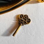 Eluxa Mantel Clock with Pendulum: Signed L. Liechti, Brass Bracket Style - Image 6