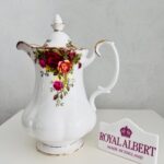 Royal Albert Old Country Roses Bone China Jug with Lid – Water or Milk Pitcher