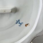 Vintage Dresden Porcelain Table Lamp: Victorian Couple, Made in Germany - Image 8