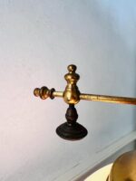 Brass Pull Down Pendant Light – Mid Century Adjustable Ceiling Lamp - Image 7