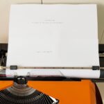 Orange Adler Gabriele 2000 Electric Typewriter – Portable, Western Germany - Image 7