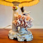 Lace Porcelain Table Lamp – Romantic German Lighting with Filigree Detail - Image 5