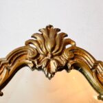 French Crystal Easel Mirror – Beveled Glass, Bronze Frame, Tabletop Vanity Style - Image 4