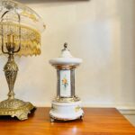 White Enamel Music Box with Ballerina – Reuge Cigarette or Lipstick Holder, Made in Italy - Image 2