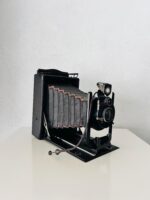 Antique Folding Camera with Special Aplanat Lens | Circa 1900s Vintage Bellows Camera | Collectible Early Photography Equipment