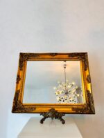 Vintage Rococo Gold Wall Mirror: Ornate Beveled French Style - Image 4