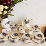 Royal Albert Moonlight Rose Tea Cups & Saucers - Avon Shape, Set of 6