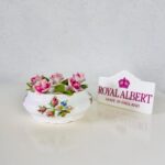 Royal Albert Candle Holder – English Bone China with Floral Motif, Pedestal Base - Image 6