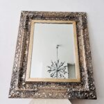 Vintage Big Mirror, Baroque mirror with beveled edges, wall hanging, interior design