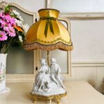 Biscuit Porcelain Table Lamp – Victorian Style Accent Light for Classic Interiors - Image 4