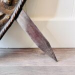 Copper Brass Wall Shield with Crossed Swords – Medieval Style Vintage Decor - Image 6