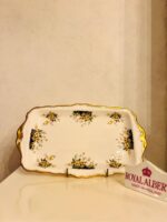 Vintage Royal Albert 'Royal Ascot' Bone China Plate: England Kitchen Decor - Image 3