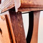 Old Dutch wall hanger, coat rack with ceramic tiles - Image 11