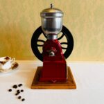 Wood and Cast Iron Coffee Grinder – Industrial Style Vintage Bar Decor - Image 7