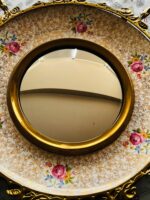 Sunburst Convex Mirror – Hollywood Regency Round Wall Accent, England-Made, Ornate Gilt Frame - Image 7