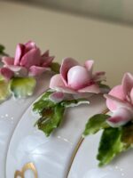 Set of 3 Royal Albert Bone China Napkin Rings – Moss Rose Pattern - Image 8
