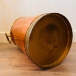 Copper Farmhouse Milk Can – Antique Country Jar with Handles, Late 1800s Decor - Image 9