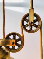 Pull Down Pendant Lamp – Adjustable Vintage Chrome Light, Mid Century Hanging Fixture - Image 7