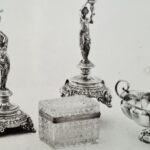 Vintage Crystal Cut Shaped Jewelry Box - Big Trinket Box for Vanity - Tea-Caddy Baccarat Style - Image 9