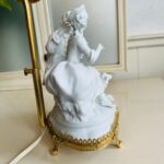 Biscuit Porcelain Table Lamp – Victorian Style Accent Light for Classic Interiors - Image 7