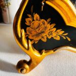 Eluxa Mantel Clock with Pendulum: Signed L. Liechti, Brass Bracket Style - Image 7