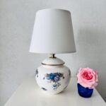 Vintage Royal Albert Moonlight Rose Table Lamp, 1987 LTD, Made in England - Image 3